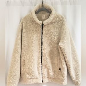 VANS Sherpa Zip Up Collared Jacket